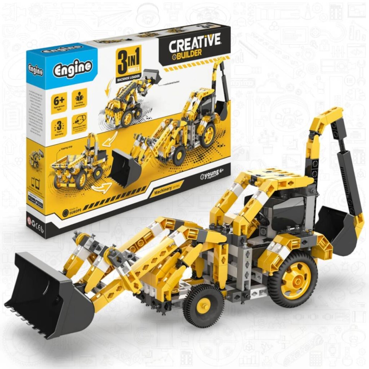 Creative Builder - Retroexcavadora - +2 modelos - CB-M30 - E 