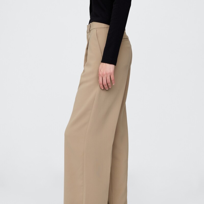 365 LR WIDE LEG - TRIBECA TWILL BEACHWOOD