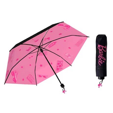 Paraguas Barbie negro Paraguas Barbie negro