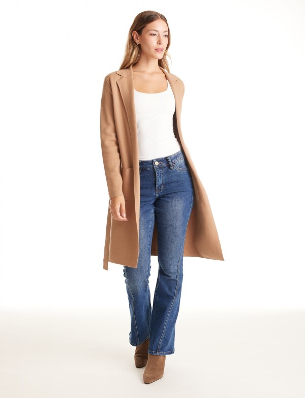 Chaqueta De Punto TOSTADO