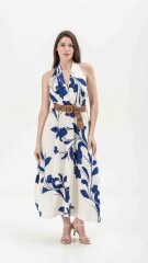 VESTIDO FLOR AZUL