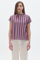 Blusa Yuri ST Blue/Bordeaux