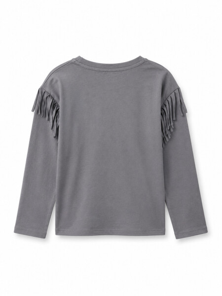 REMERA REBECA GRIS OSCURO