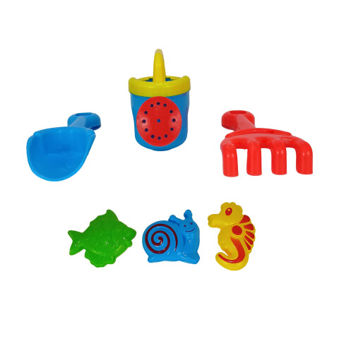 3X2 OUTLET Balde con regadera y accesorios de playa 3x2 Outlet Balde Con Regadera Y Accesorios De Playa