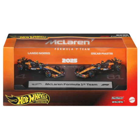Hot Wheels F1 Set X2 Autos Mercedes Mclaren 1:64 Mclaren