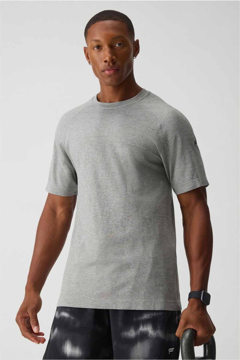Polo The Training Day Tee Hombre - Mid Grey Htr 