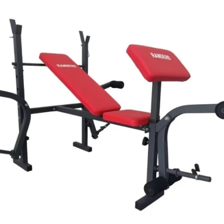 Banco de Pecho Randers con Soporte para Barra y Scott 001