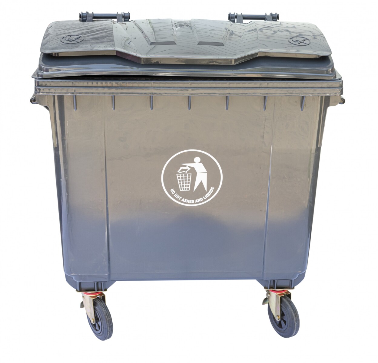 Contenedor De Residuos Gris - 1100 Litros 