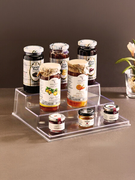 SOPORTE CODIMENTOS 3 NIVELES TRANSPARENTE