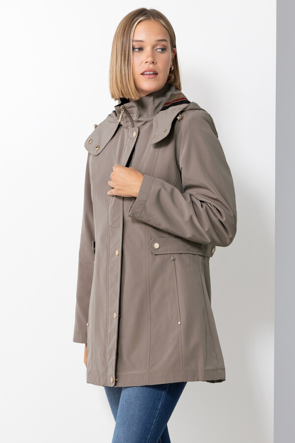 Gabardina Impermeable KHAKI