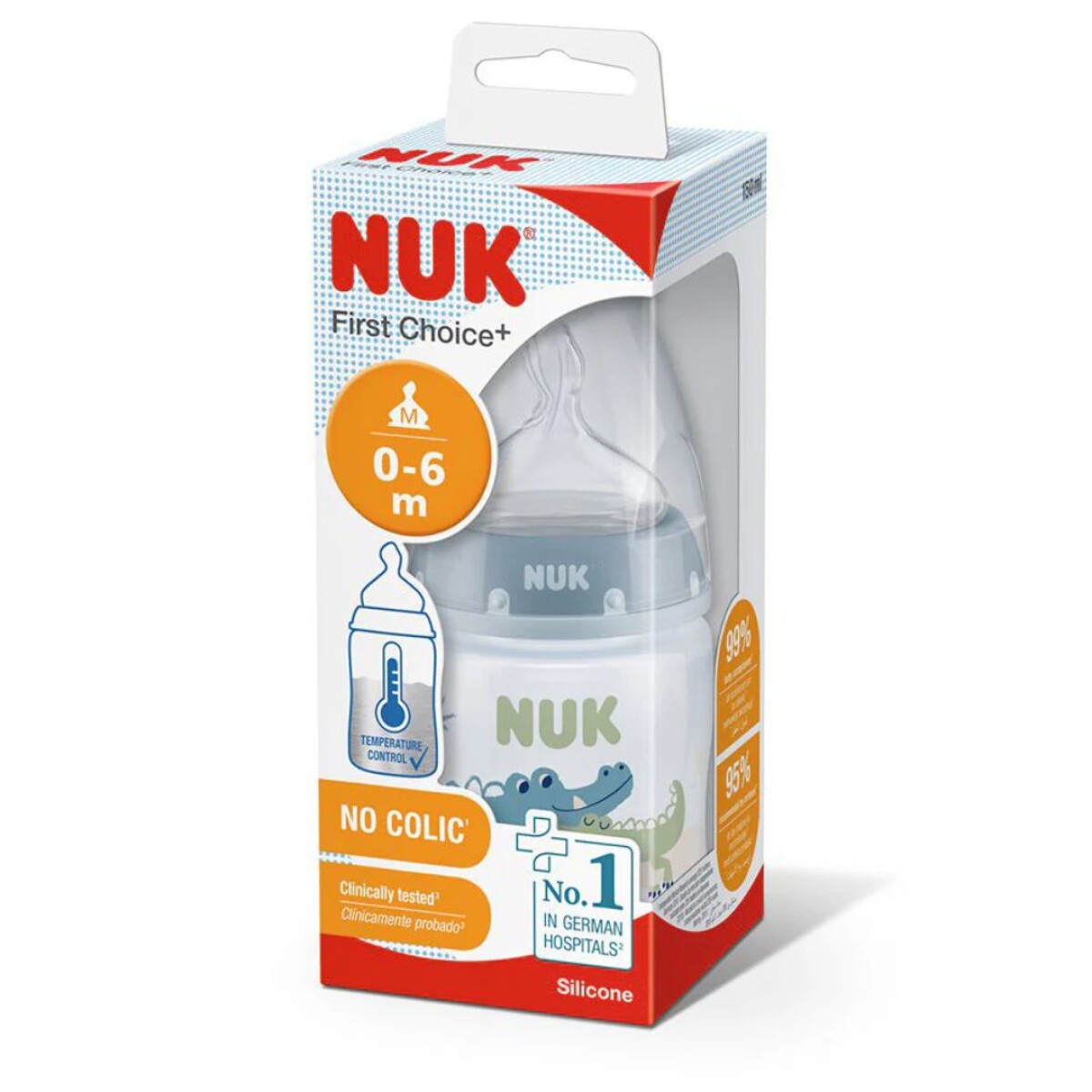 Mamadera Nuk First Choice 150ml - Azul 