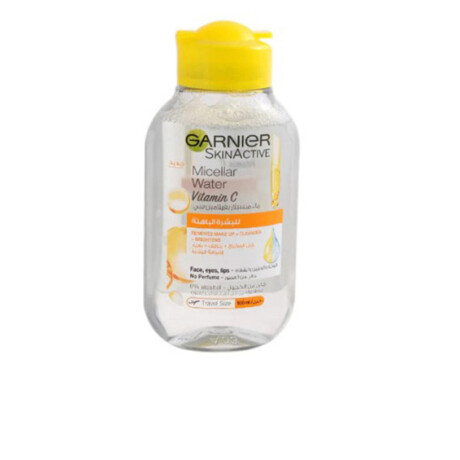 Agua Micelar Garnier Express Aclara Vitamina C 100ml Agua Micelar Garnier Express Aclara Vitamina C 100ml