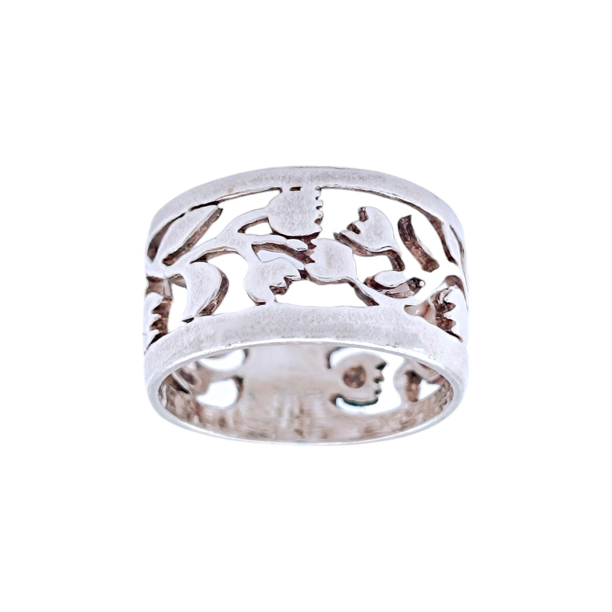 Anillo Flor-Plata 925-Sin Piedra-AN3192 - sinpiedra 