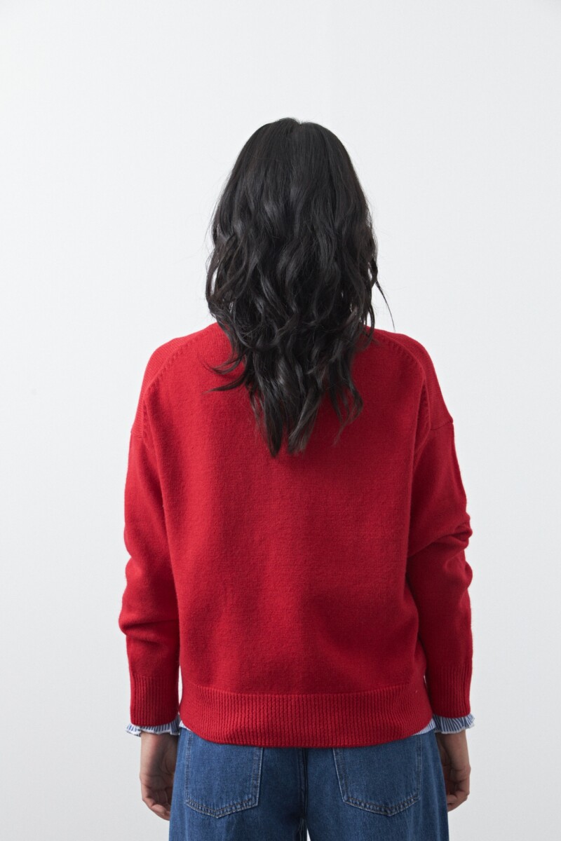CARDIGAN TELMA Rojo