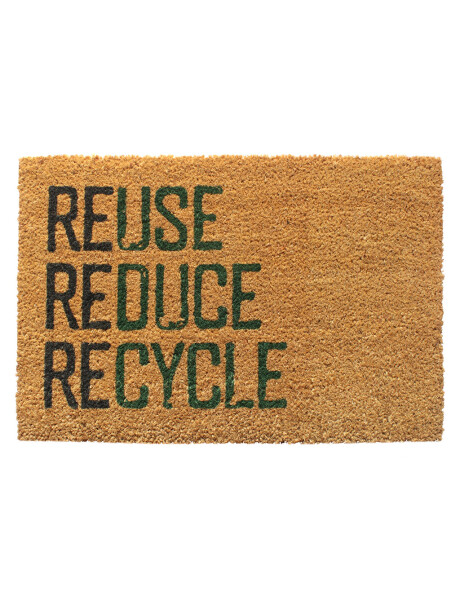 FELPUDO COCO REUSE/REDUCE/RECYCLE. 40x60CM/H1.5CM FELPUDO COCO REUSE/REDUCE/RECYCLE. 40x60CM/H1.5CM
