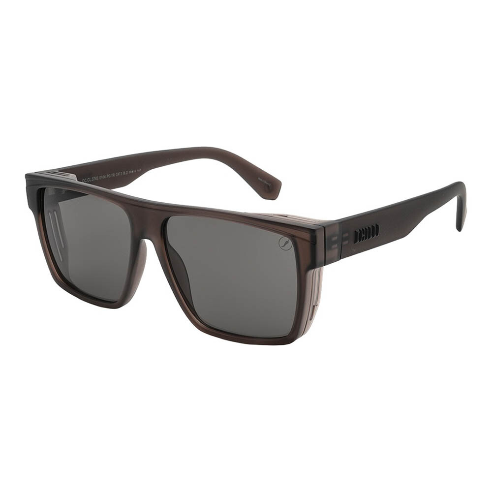 Lentes de sol De Tr90 Cuadrado Flap Negro/Gris