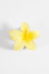 Broche flor hibisco amarillo