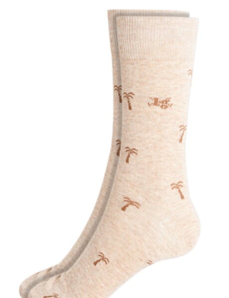 MEDIAS PALMERAS Beige