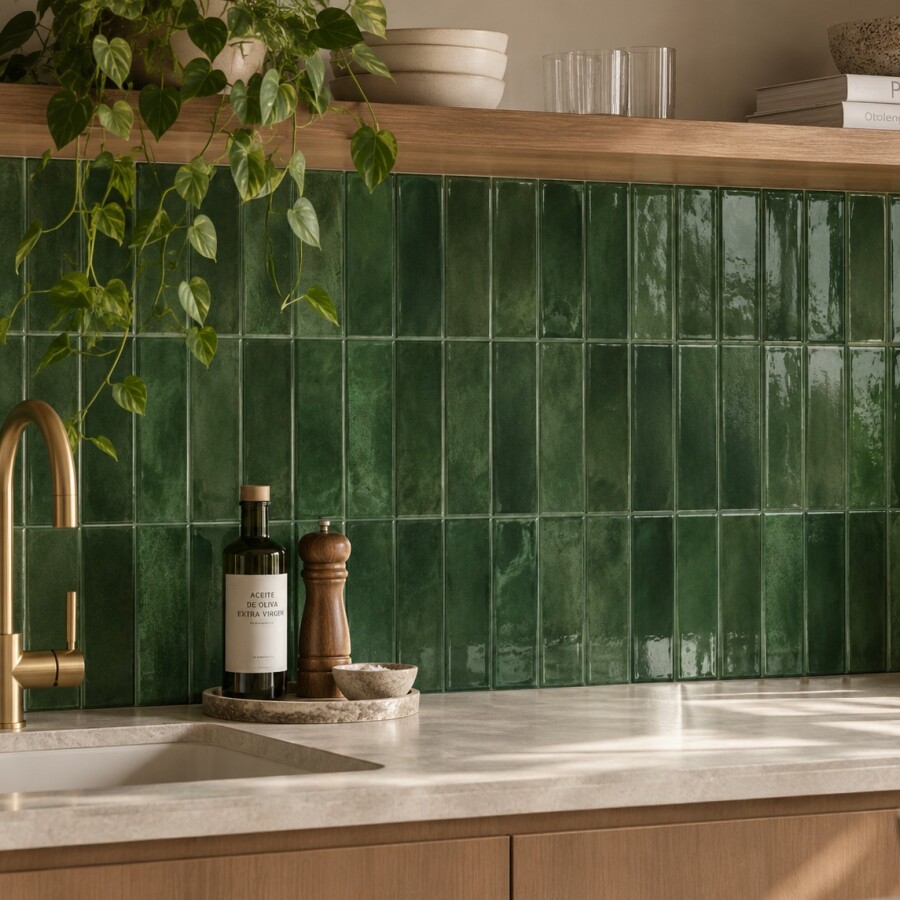 Azulejos Adhesivos Verdes Azulejos Adhesivos Verdes