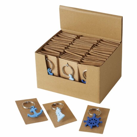 LLAVERO SAREL MATERIALES-MIXTOS AZUL 2056737