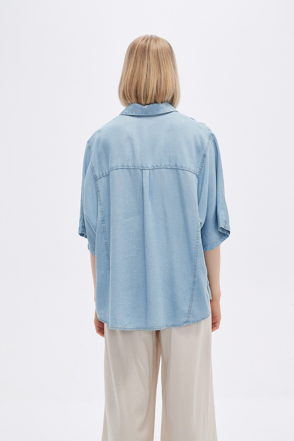 Camisa Pezo Celeste