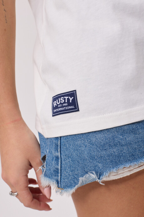 T-SHIRT LIORA RUSTY Blanco