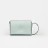 Mini bag Hana en cuero graneado Pearl Blue