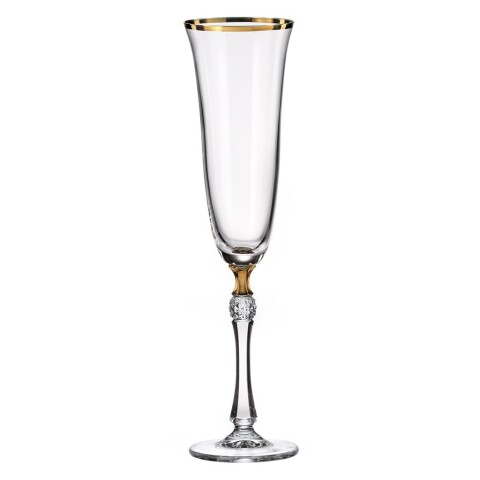 SET X6 COPA CHAMPAGNE 190ML PARUS B.DORADO BOHEMIA SET X6 COPA CHAMPAGNE 190ML PARUS B.DORADO BOHEMIA