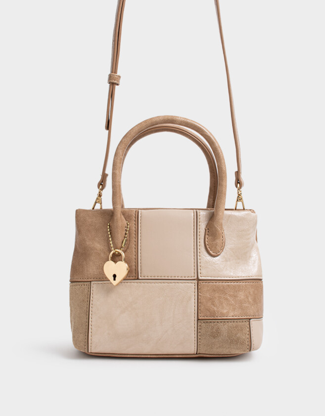 City Cartera City Patchwork - Marron Carey
