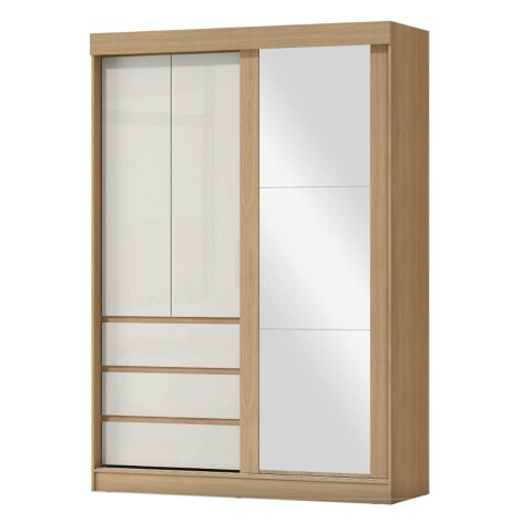 Ropero Guarda Ropas De 3 Puertas 3 Cajones Bagda Con Espejo Ropero Guarda Ropas De 3 Puertas 3 Cajones Bagda Con Espejo