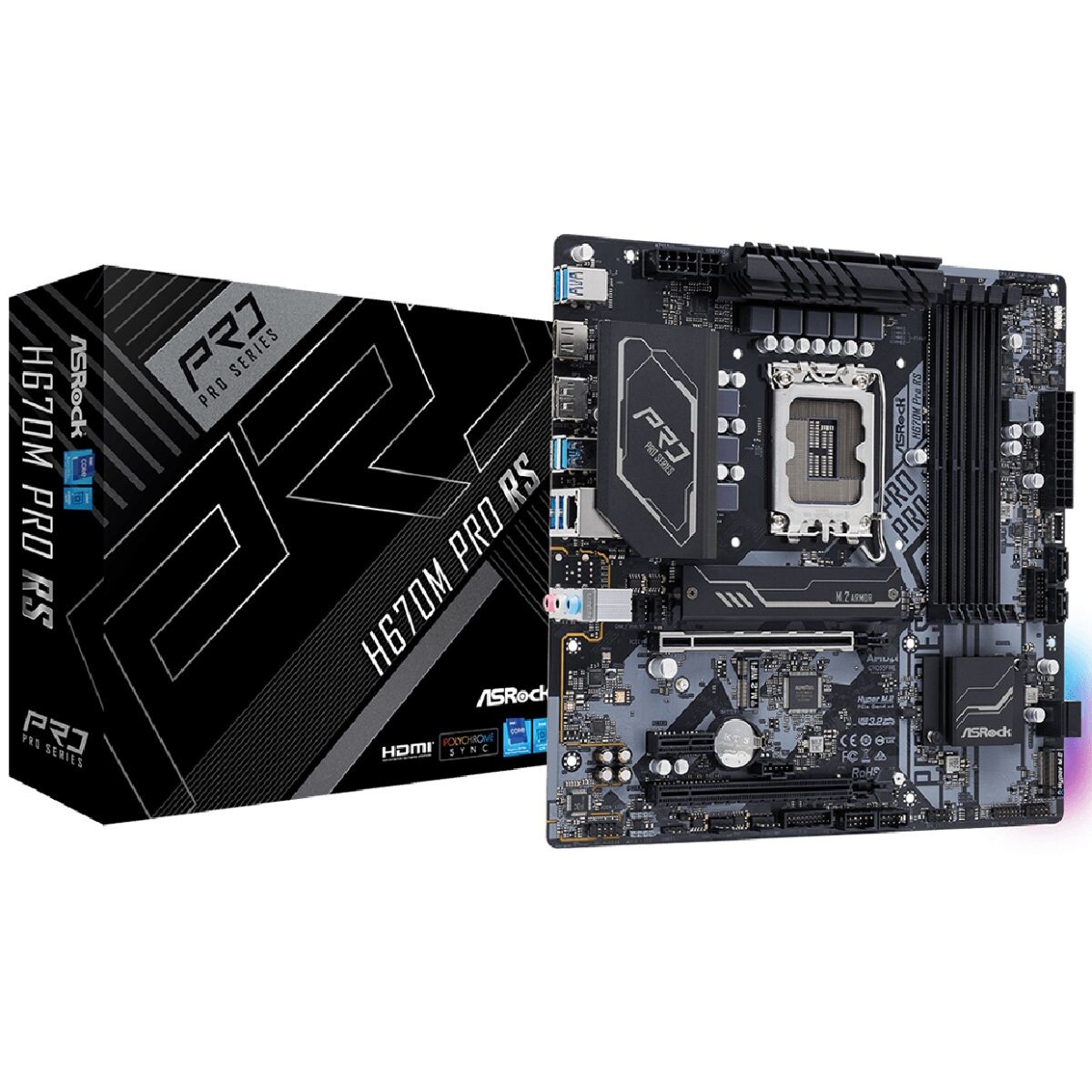 Motherboard Asrock H670M Pro Rs S1700 