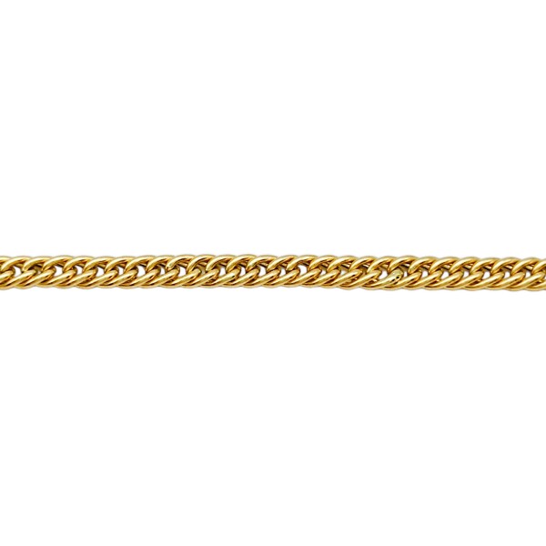 Pulsera Cubana-Oro bajo-Sin Piedra-PU80024 sinpiedra