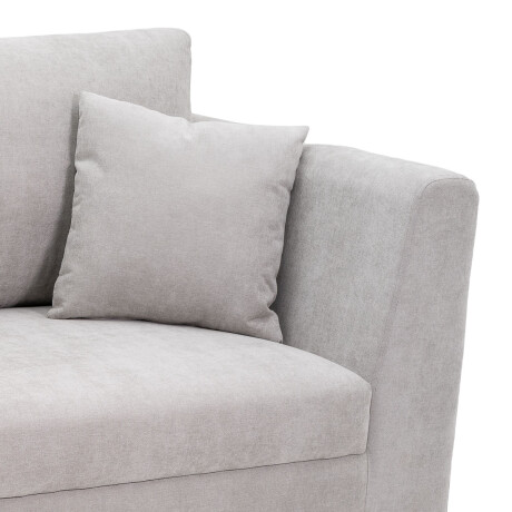 Sofá Belfast - Tela Microfibra - 3 cuerpos 2204 (Gris)