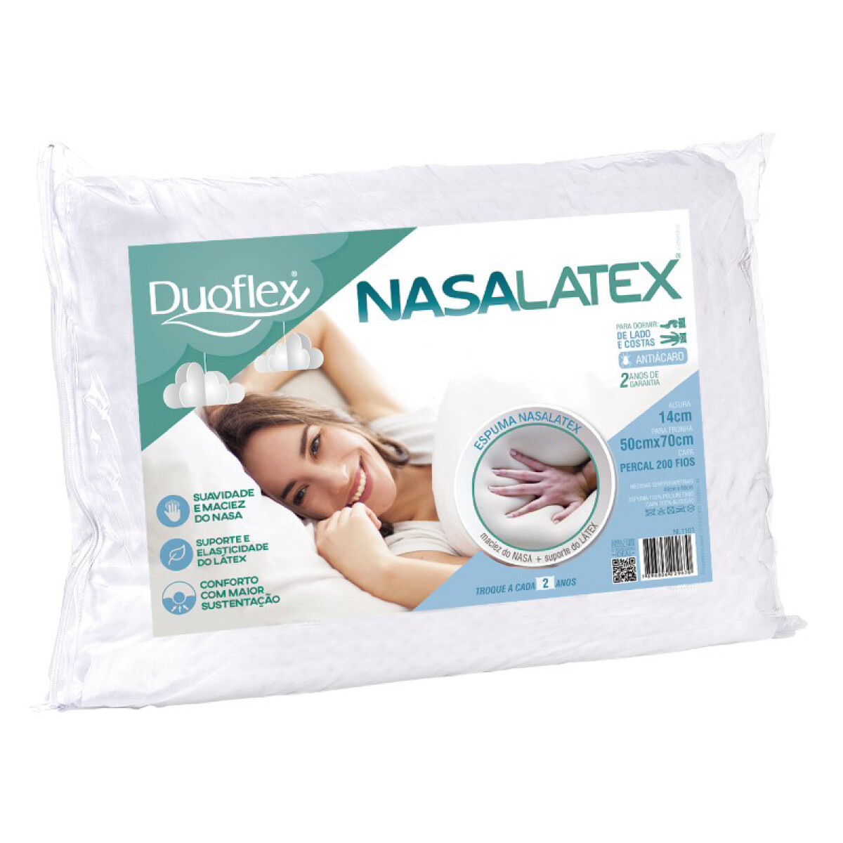 Almohada Nasa Látex Nasalatex NL 1101 