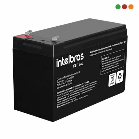 Bateria de 12V y 7 Amp XB 1270 F2 - INTELBRAS Bateria De 12v Y 7 Amp Xb 1270 F2 - Intelbras