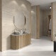Cerámica beige oscuro Mate Rectificado 40x120Cm pared GAMAS DE BEIGE
