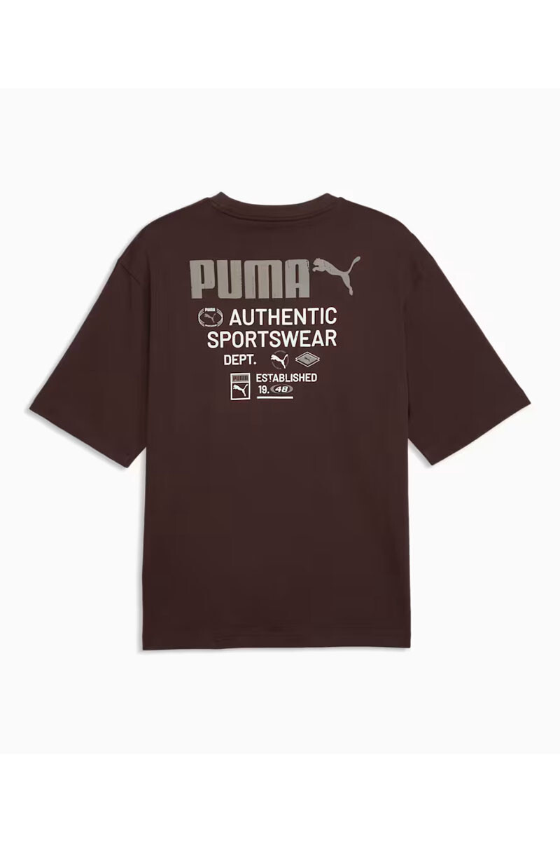 Remera Puma Utility 694360 Marron