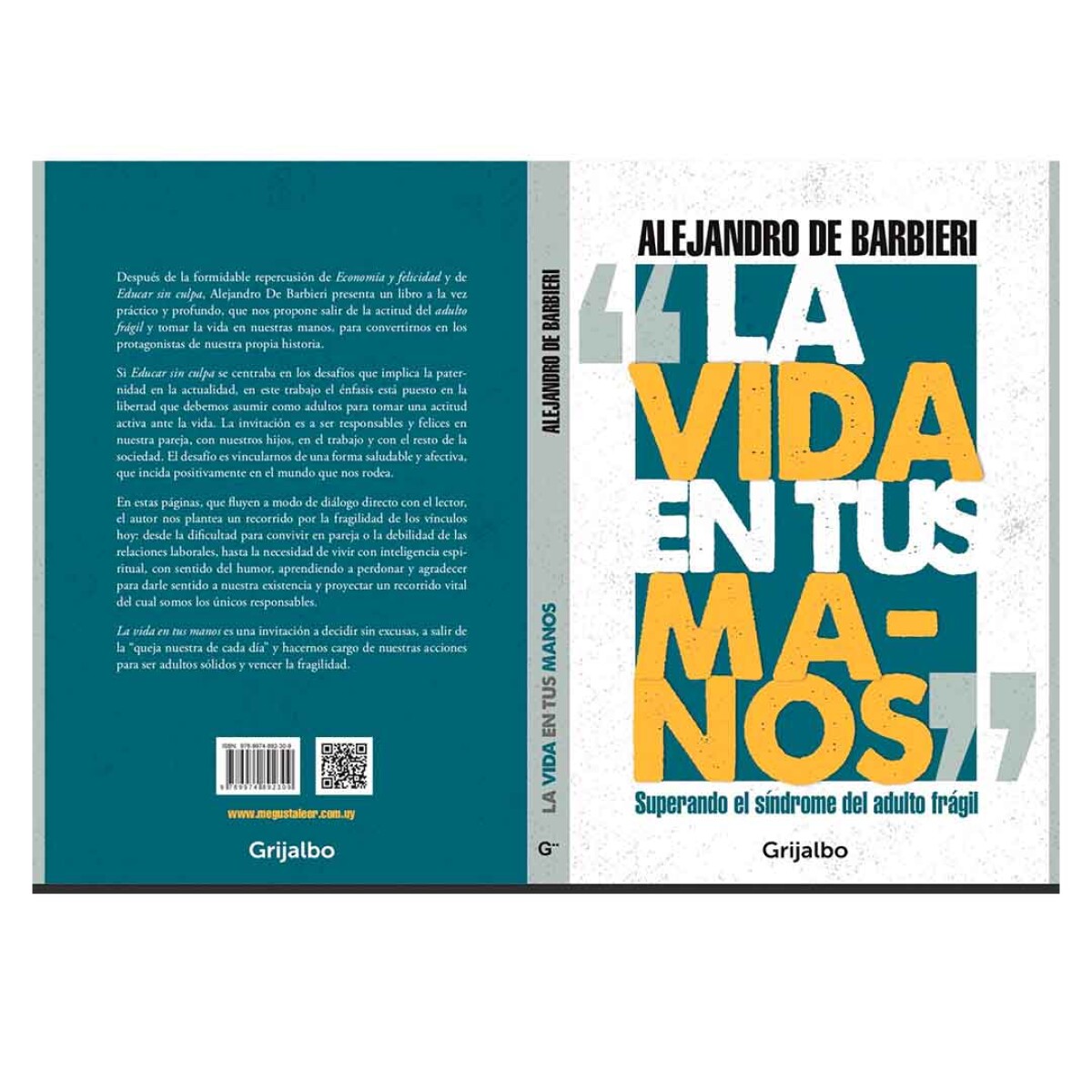 Libro La Vida en Tus Manos Alejandro De Barbieri - BLANCO 