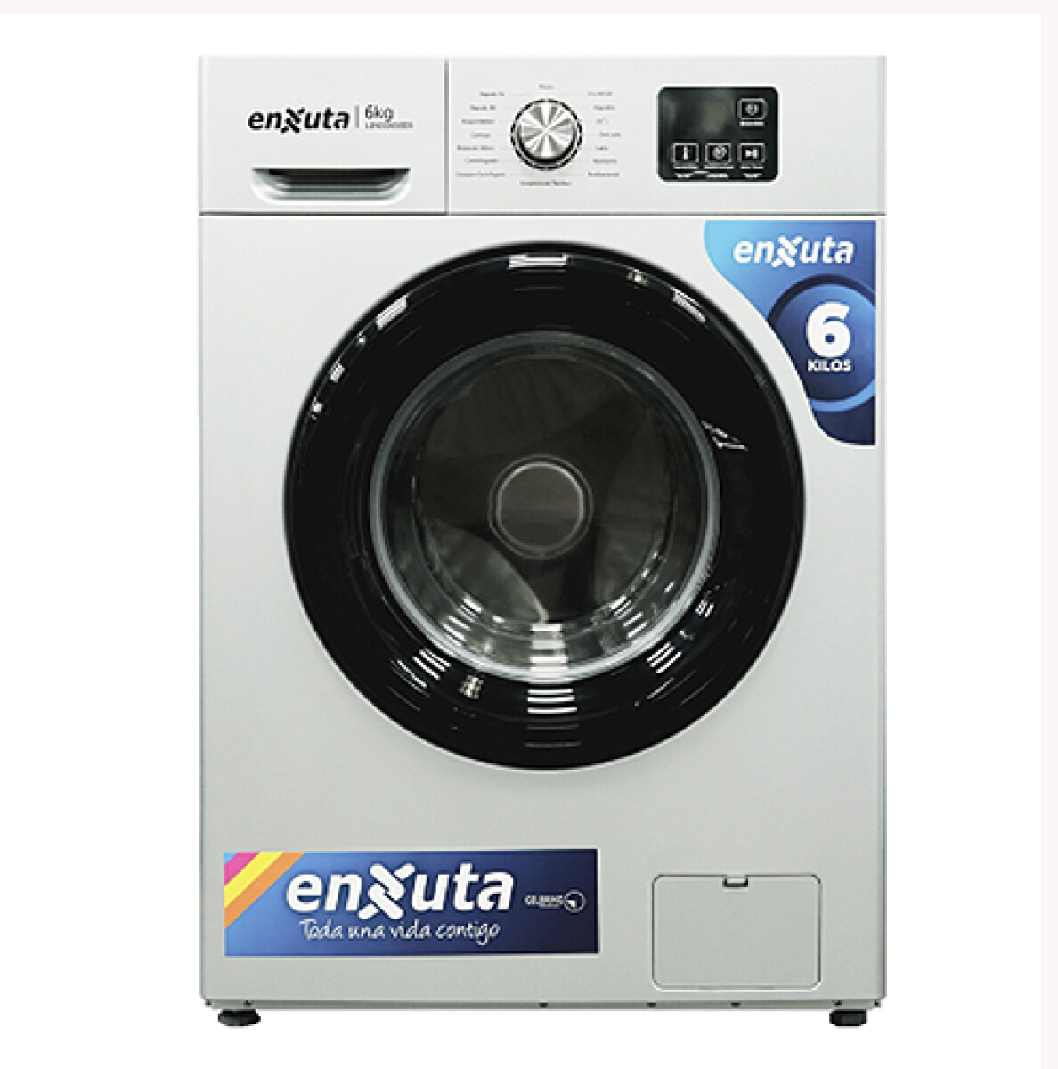 LAVARROPA ENXUTA LENX 0650DS 6kg Digital Silver 