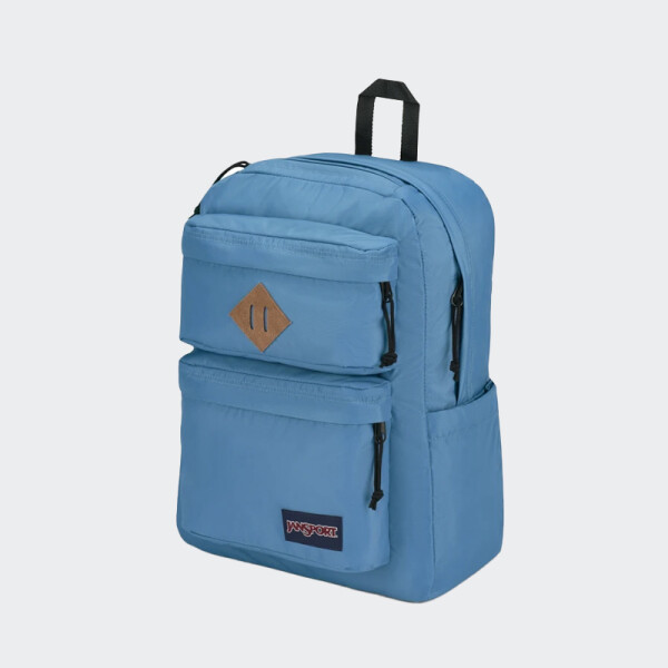 Mochila Jansport Double Break Curry Azul