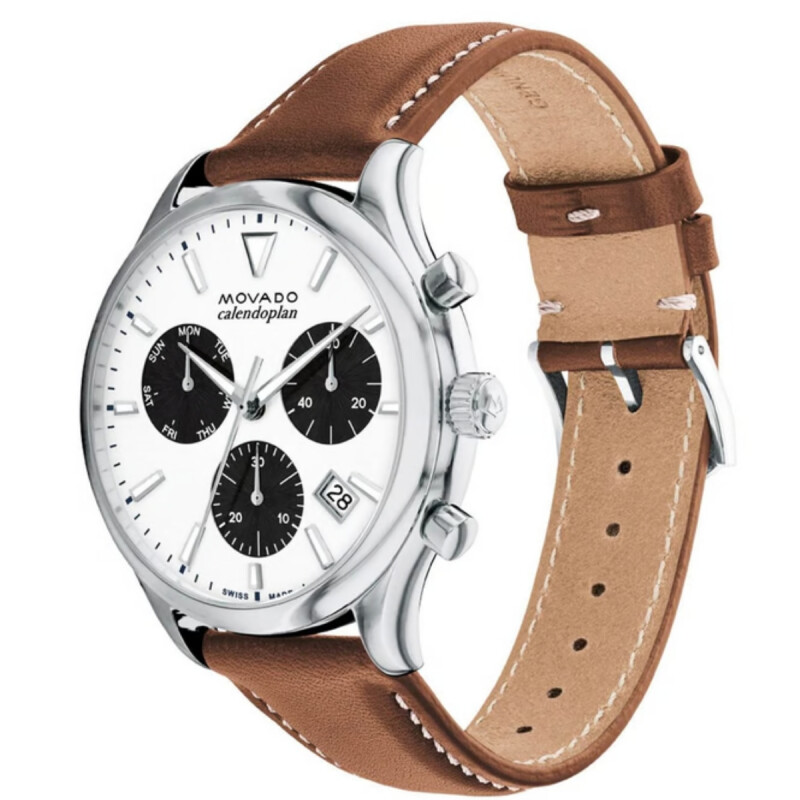 MOVADO HOMBRE HERITAGE , SUB ESFERA DIAS DE SEMANA , CALENDARIO FECHADOR , CRONOMETRO, CRISTAL DE ZAFIRO 22m3650147