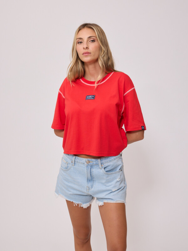 T-SHIRT RUTSU RUSTY Rojo