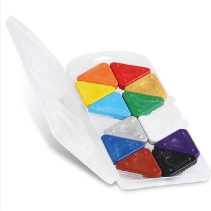 Primo crayones triangulares x12 colores con oro y plata Primo Crayones Triangulares X12 Colores Con Oro Y Plata