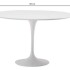 Mesa Comedor ComboHome Tulip Redonda Laqueada 90cm Premium Blanco 1