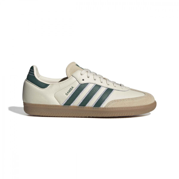 Championes Adidas SAMBA OG Hombre KK2277 Blanco Crema-verde