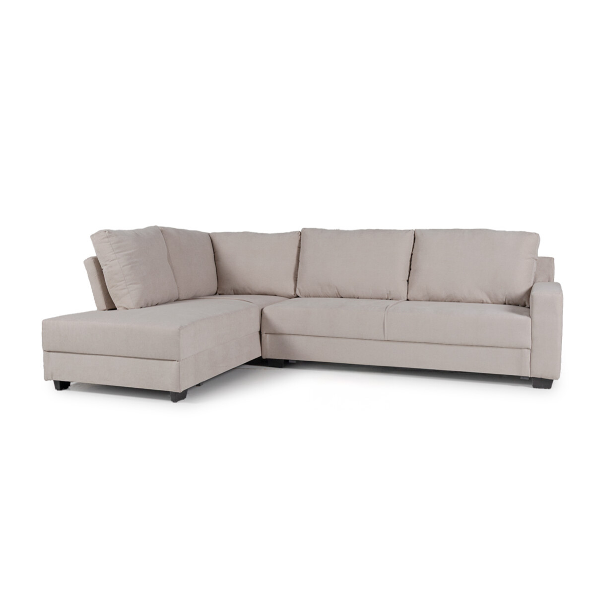 Rinconera Avero - Tela Microfibra - Chaise izquierdo - Berlin 02 (Beige) 