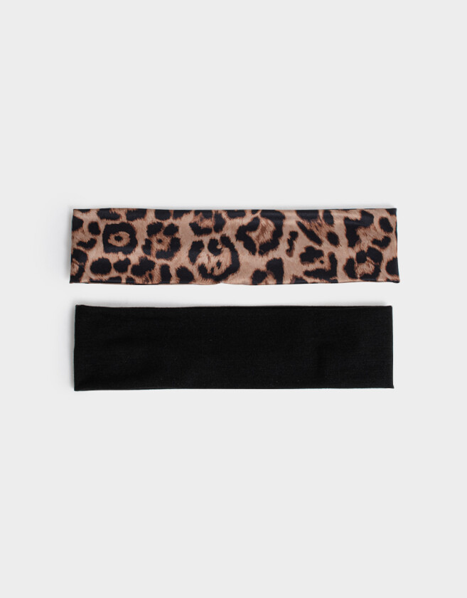Vinchas Sets Animal Print Set De Vinchas - Combinacion Bicolor