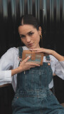 BILLETERA AGNES RAYADO GRUESO AZUL Y TOSTADO