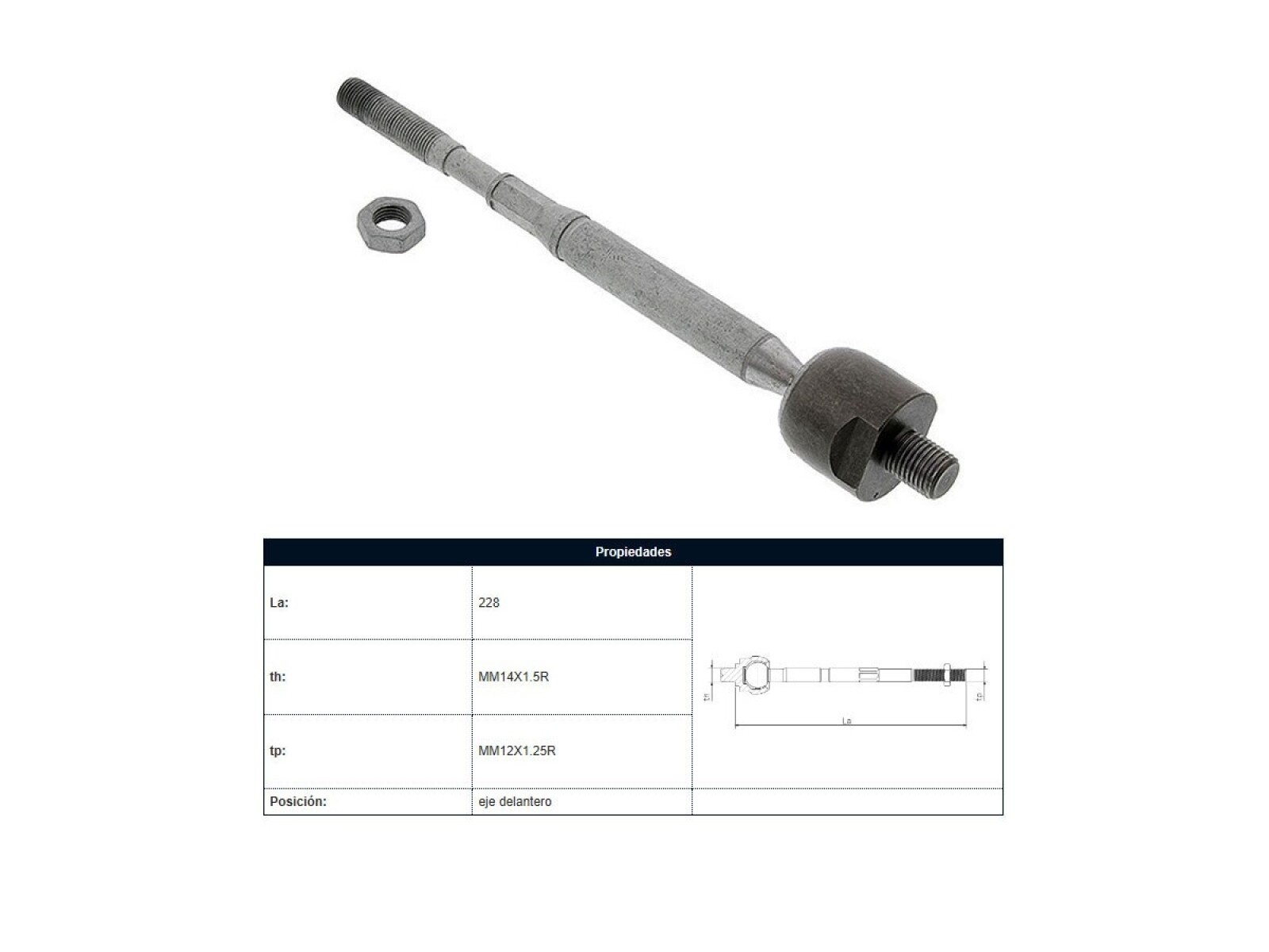 Mate Nissan Note/March/Kicks/Versa 11-25 Der/Izq 