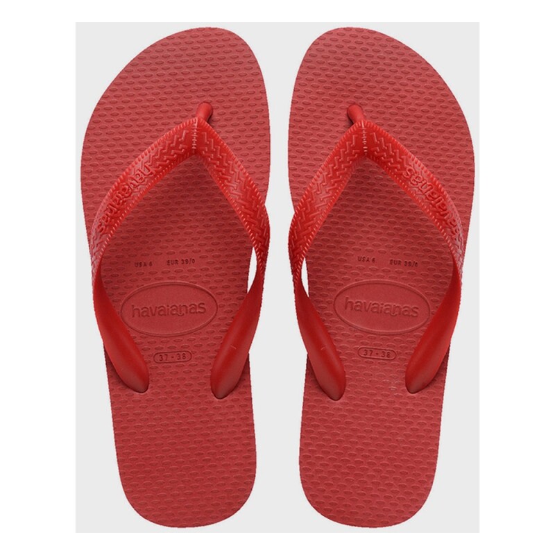 Sandalias Havaianas Color Rojo Rojo
